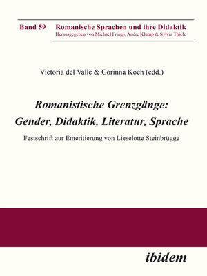 cover image of Romanistische Grenzgänge